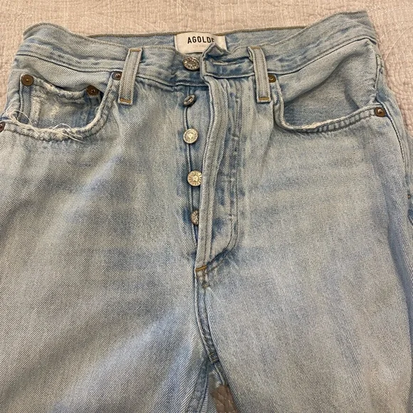Agolde Riley Jeans Size 26 - Picture 2 of 4